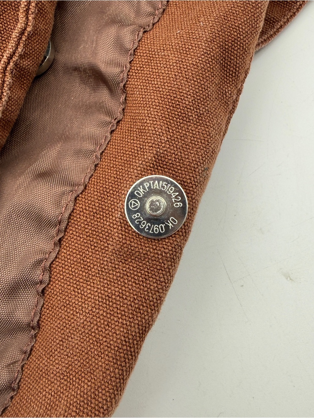 Gaiam Yoga Mat Bag Brown Canvas Embroidered Cotton Pilates Gym - Picture 7 of 7